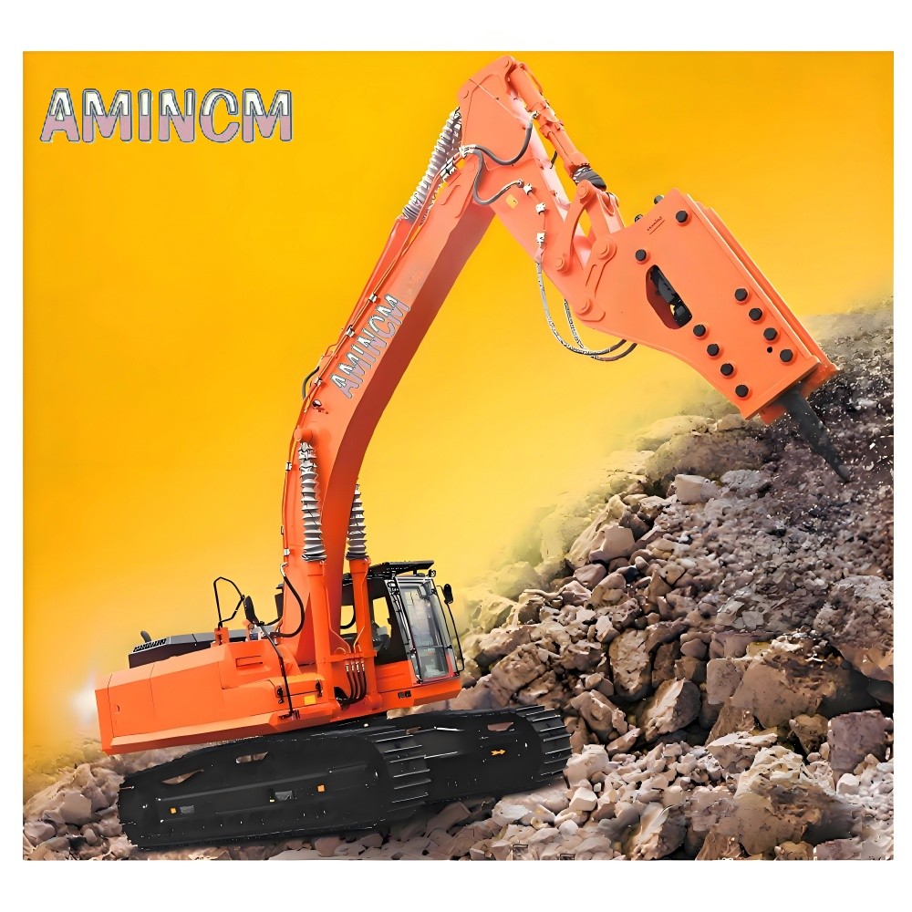 AMINCM 550 Mining Excavator: 51-Ton Breaker Specialist